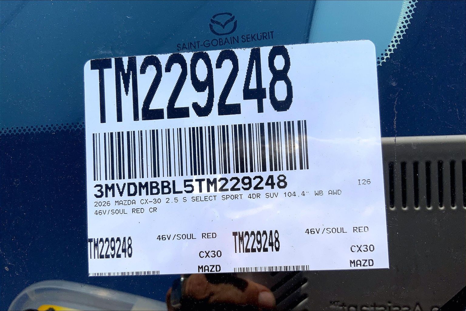 New 2026 Mazda CX-30 2.5 S Select Sport AWD SUV in Denton